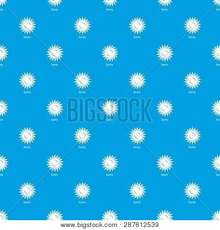 Sunny Pattern Vector Seamless Blue Repeat For Any Use