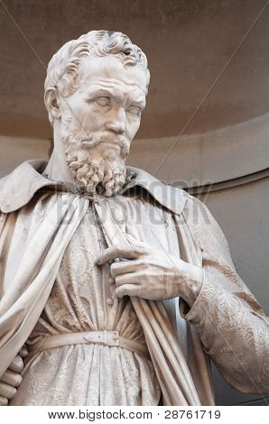 Statue Of Michelangelo Buonaroti