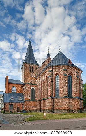 St. John Church, Tartu Is A Brick Gothic Lutheran Church, One Of The Landmarks Of The City Of Tartu,