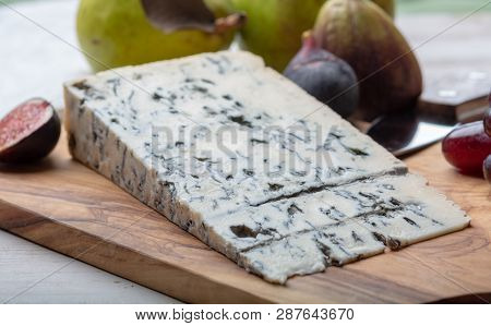 Gorgonzola Picant Italian Blue Cheese, Made From Unskimmed Cow's Milk In North Of Italy