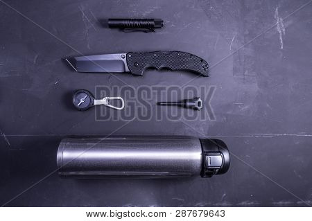 A Variety Of Travel Accessories. Ordered Items.
