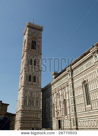 Pohled Giottova zvonice a Duomo - Florencie