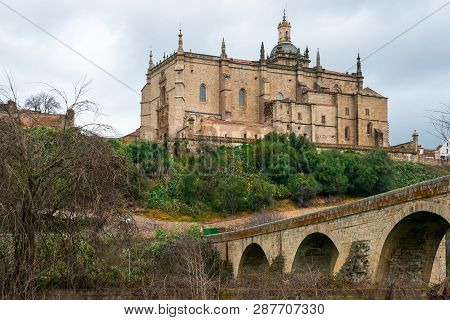 Cathedral Of Santa Maria De La Asuncion In Coria, Caceres, Extremadura, Spain