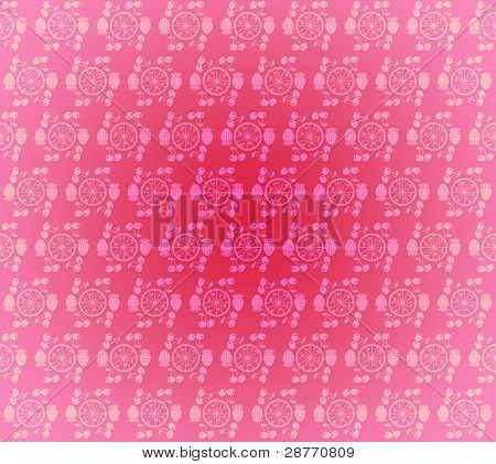 Varrat nélküli mintát világos rózsaszín kis gyümölcsök és bogyók