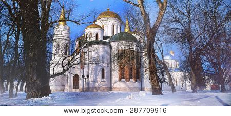 Transfiguration Cathedral Laid Around 1033-1034 Years Chernigov Prince Mstislav Vladimirovich, Majes