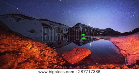 On The Montenegrin Ridge Karpatah- In Ukraine, It Is The Lake, Which Are Very Fond Of Turisty- Nemam