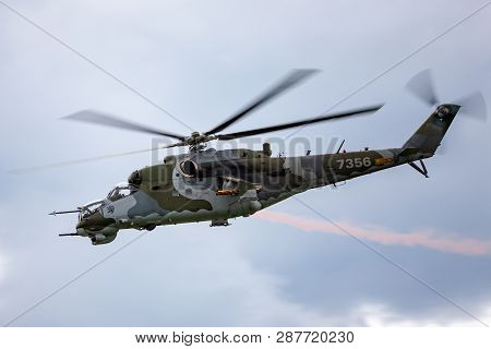 Payerne, Switzerland - September 1, 2014: Czech Air Force (vzdušné Síly Armády České Republiky) Mil