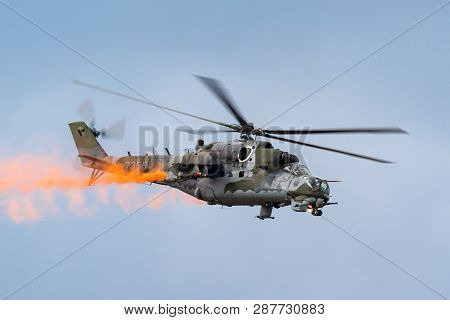 Payerne, Switzerland - September 1, 2014: Czech Air Force (vzdušné Síly Armády České Republiky) Mil