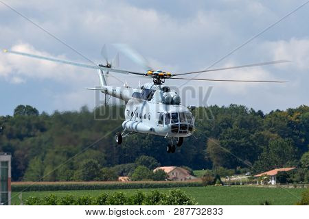 Payerne, Switzerland - September 1, 2014: Croatian Air Force And Air Defence Mil Mi-8 Military Helic
