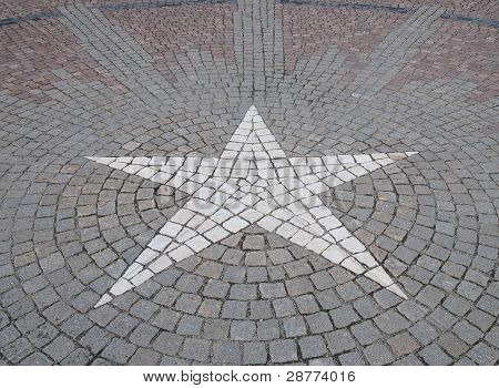 stjerne på vejen