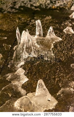 Wind Cave & Ice Cave In Fugaku Japan. The Fuji Fugaku Wind Cave Is Surrounded By The Abundant Greene