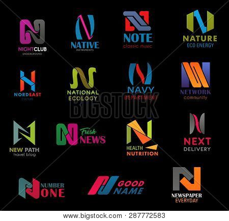 Letter N Font Modern Vector Photo Free Trial Bigstock