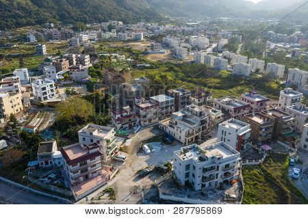 Kam sheung road, Hong Kong 16 February 2019: Hong Kong village in countryside