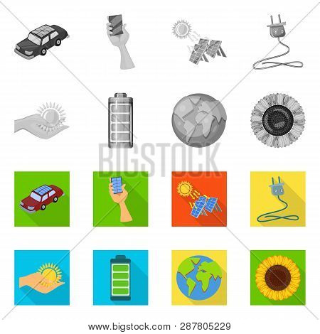 Vector Illustration Of Innovation And Technology  Symbol. Set Of Innovation And Nature  Vector Icon 