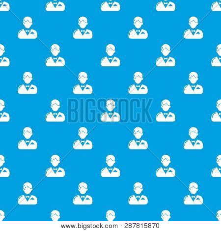 Croupier Pattern Seamless Blue Repeat For Any Use