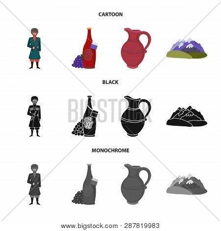 Isolated Object Of Culture And Sightseeing Icon. Collection Of Culture And Originality Stock Symbol 