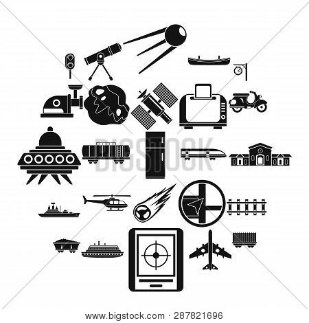 Advanced Technology Icons Set. Simple Set Of 25 Advanced Technology Icons For Web Isolated On White 
