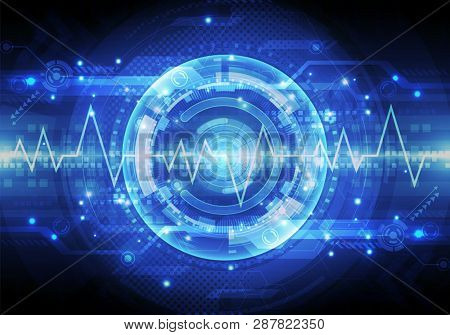 Artistic Abstract 3d Rendering Illustration Of A Pulse Lines In An Energy Field Artwork As A Technol