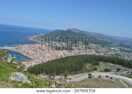 Views Of The Villa And The Harbor From The Castro De Santa Tecla In The Guard. Architecture, History