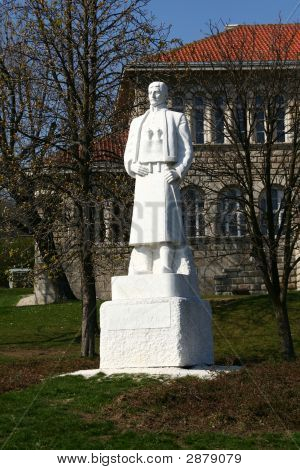 Monumento de Karadjordje, gran líder serbio, Orasac, Serbia