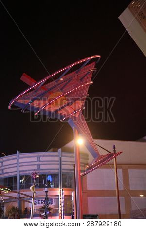 2/25/2019 Las Vegas, Nevada: Freemont Street Experience, including Neon Signs, Casinos, Zip Lines, Gambling, Slot Machines, Card Games, Tourist, Entertainers, and more. Las Vegas Nevada Night Life. 