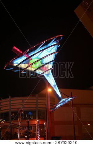 2/25/2019 Las Vegas, Nevada: Freemont Street Experience, including Neon Signs, Casinos, Zip Lines, Gambling, Slot Machines, Card Games, Tourist, Entertainers, and more. Las Vegas Nevada Night Life. 