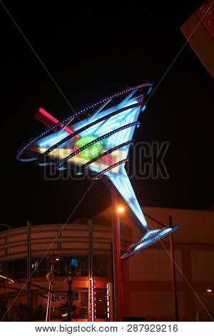 2/25/2019 Las Vegas, Nevada: Freemont Street Experience, including Neon Signs, Casinos, Zip Lines, Gambling, Slot Machines, Card Games, Tourist, Entertainers, and more. Las Vegas Nevada Night Life. 