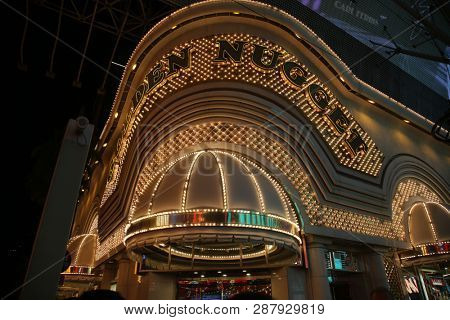 2/25/2019 Las Vegas, Nevada: Freemont Street Experience, including Neon Signs, Casinos, Zip Lines, Gambling, Slot Machines, Card Games, Tourist, Entertainers, and more. Las Vegas Nevada Night Life. 

