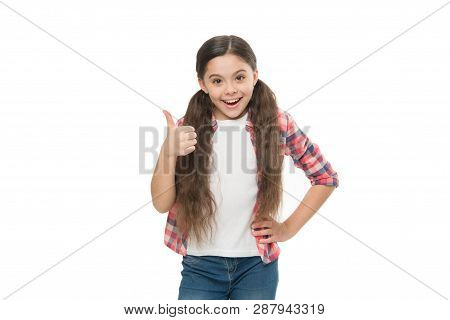 Deal With Tangled Hair. Girl Cute Kid With Ponytails Isolated On White. Tangled Hair Remedies. Barbe