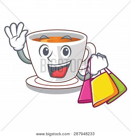 Shopping Cup Mint Tea The Shape Mascot