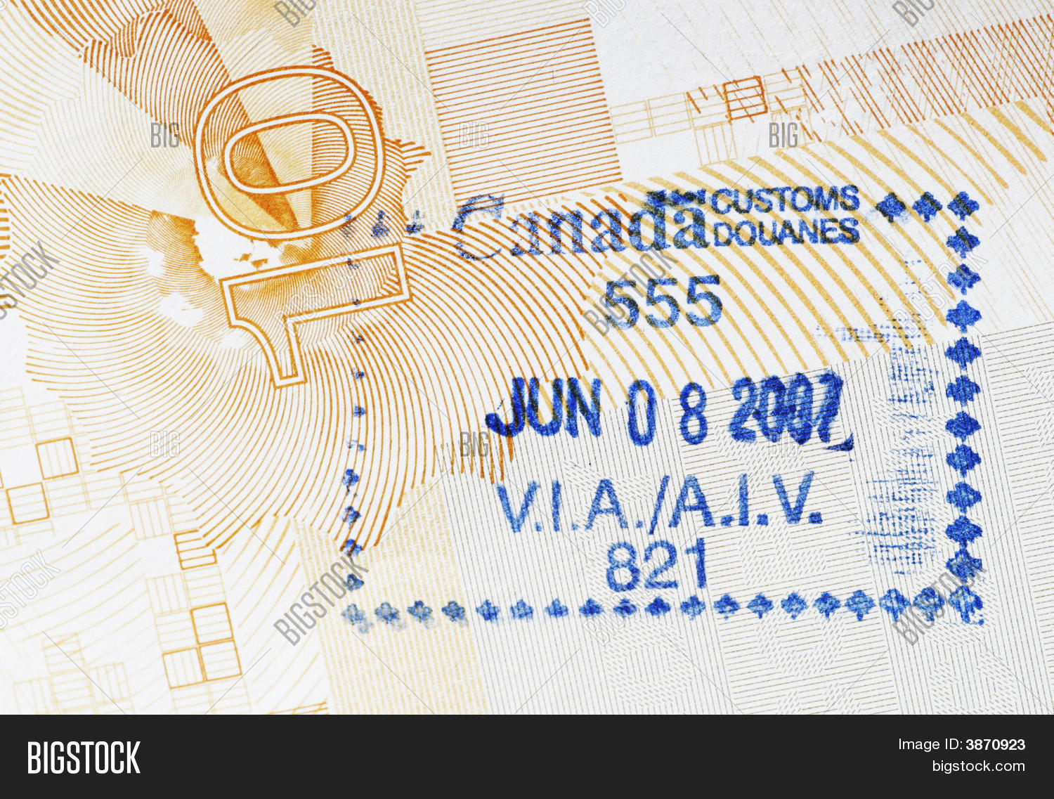Canada Customs Stamp Image & Photo (Free Trial) Bigstock