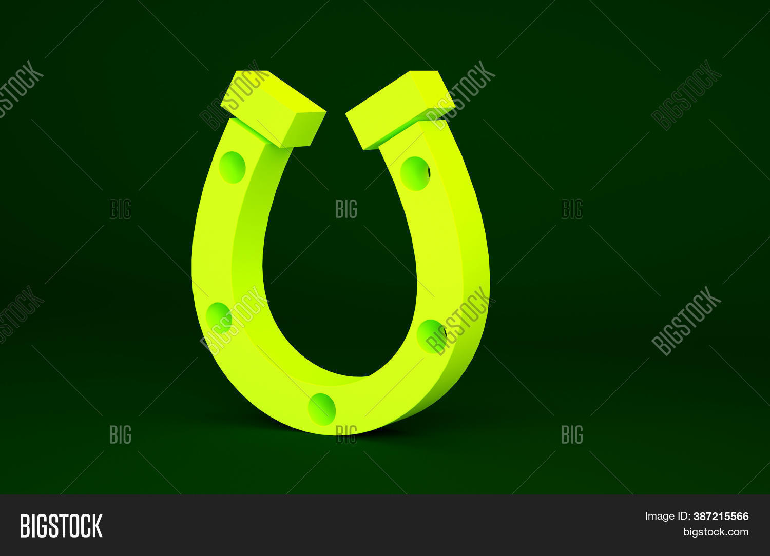 Yellow Horseshoe Icon Image & Photo (Free Trial) Bigstock