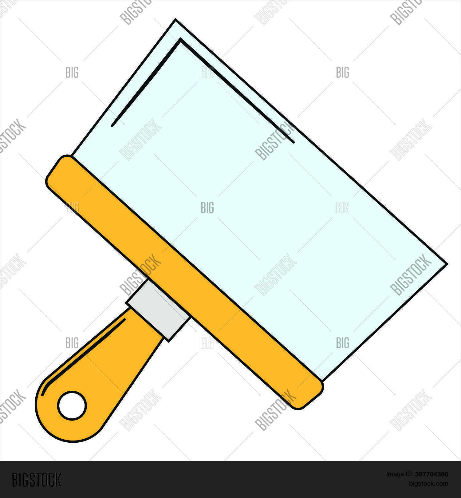 Putty Knife Flat Icon Vector & Photo (Free Trial) | Bigstock