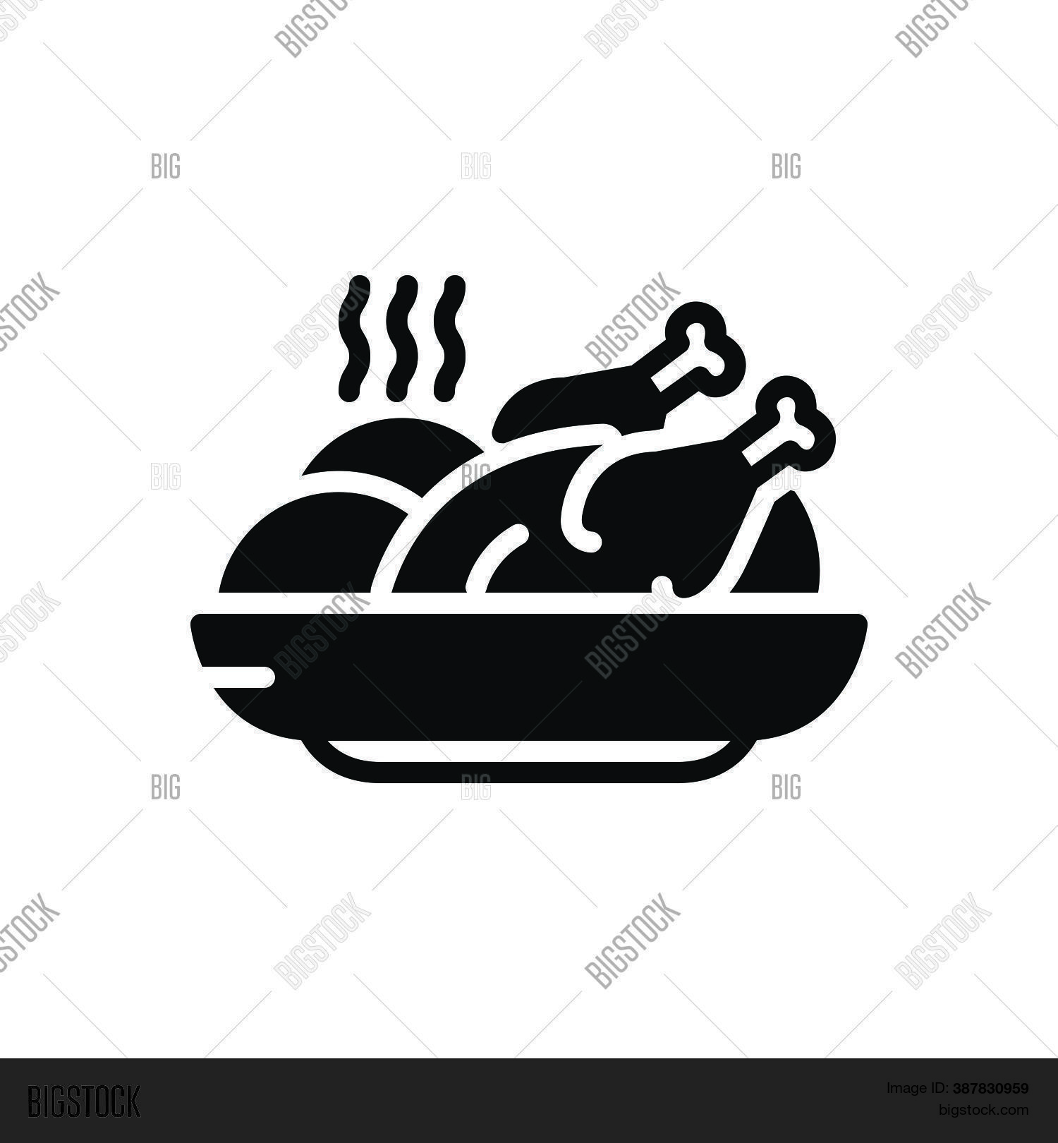 Black Solid Icon Food Vector & Photo (Free Trial) | Bigstock