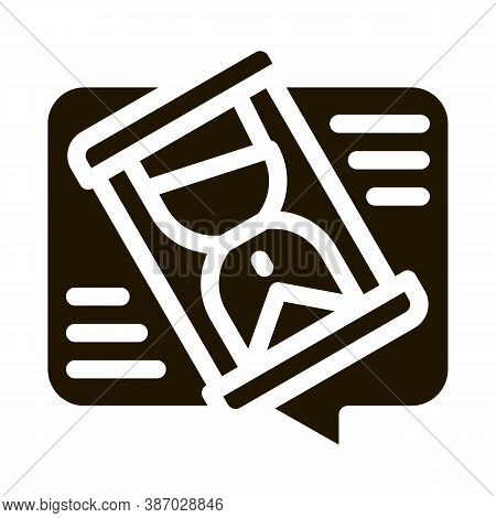 Lengthy Negotiations Glyph Icon Vector. Lengthy Negotiations Sign. Isolated Symbol Illustration