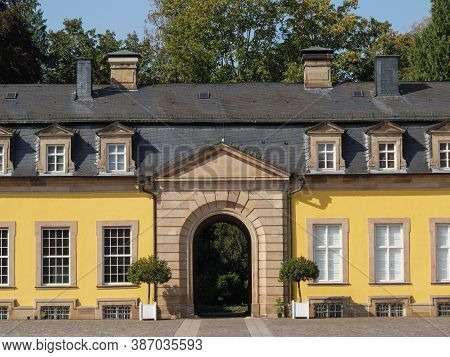 the old cities of bad arolsen and landau in germany