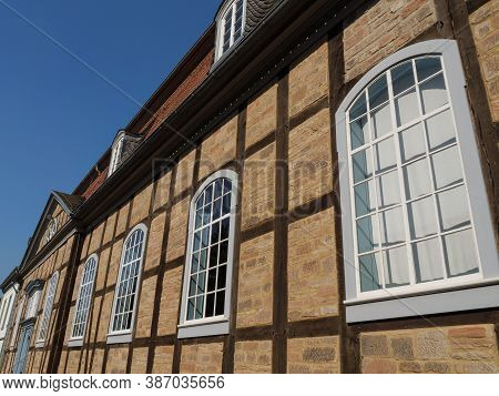 the old cities of bad arolsen and landau in germany