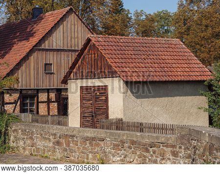the old cities of bad arolsen and landau in germany