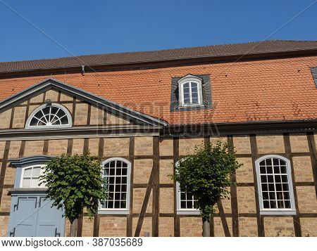 the old cities of bad arolsen and landau in germany
