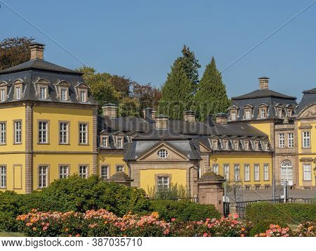 the old cities of bad arolsen and landau in germany