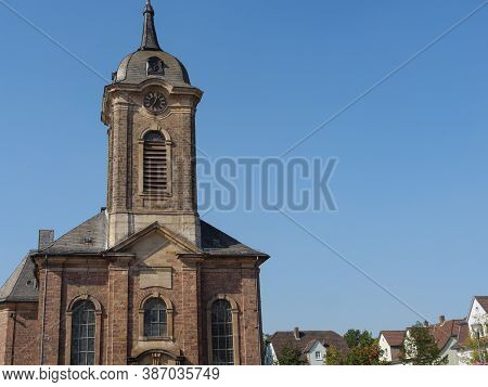 the old cities of bad arolsen and landau in germany