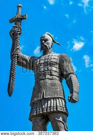 Monument To Svyatoslav Igorevich In Zaporozhye, Ukraine