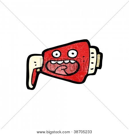 Cartoon-Unterhaltungselektronik