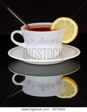 Reflexiones de té de limón