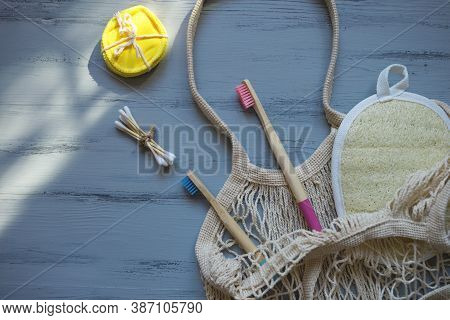 Bamboo Toothbrushes And Sticks, Reusable Discs, Loofah Washcloth