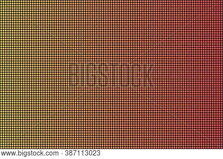 Led Screen Texture. Lcd Panel Pattern. Rgb Screen Dots Seamless Pattern. Analog Display Television. 