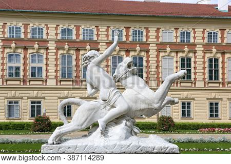 Lancut, Poland - August 26, 2020: 16th Century Baroque Lancut Castle, Former Polish Magnate Residenc