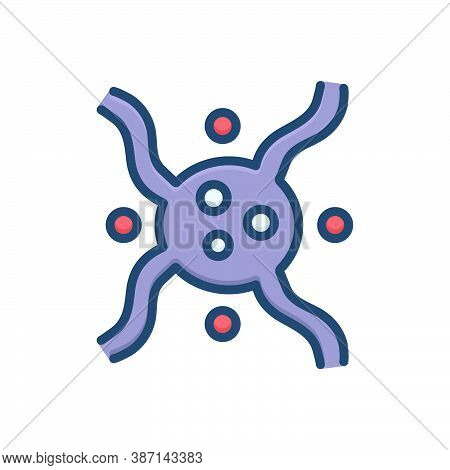 Color Illustration Icon For Lymphoma Cells Awareness Disease Medical Treatment Pathologist