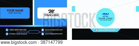 Easy To Editable Colorful Modern Unique Nice Wonder Useful Vector Businessman Business Card Design