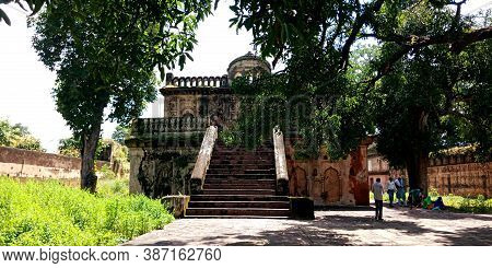 District Katni, India - October 10, 2019: Natural Environment At Premises At Ancient Fort In Vijayra